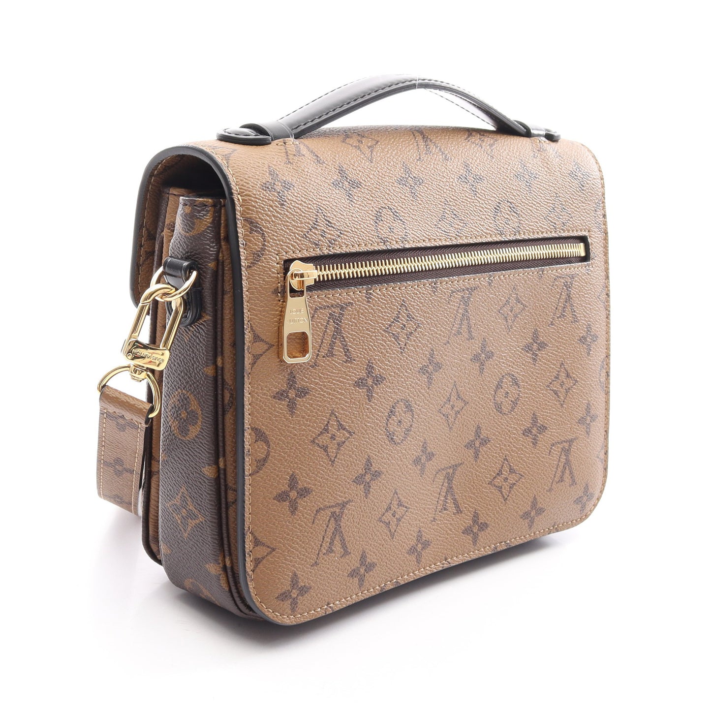 ポシェット メティス MM モノグラムリバース 2WAY ハンドバッグ PVC レザー ブラウン ブラック ルイヴィトン バッグ LOUIS VUITTON