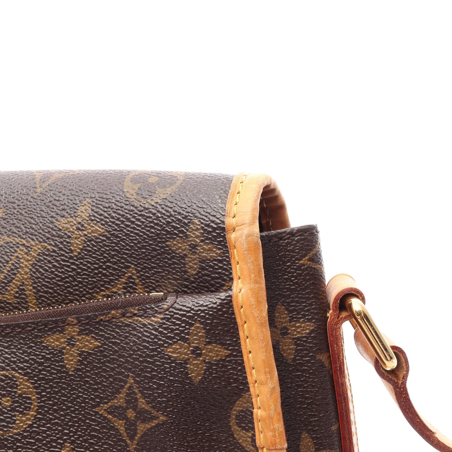 メニルモンタンMM モノグラム ショルダーバッグ PVC レザー ブラウン ルイヴィトン バッグ LOUIS VUITTON