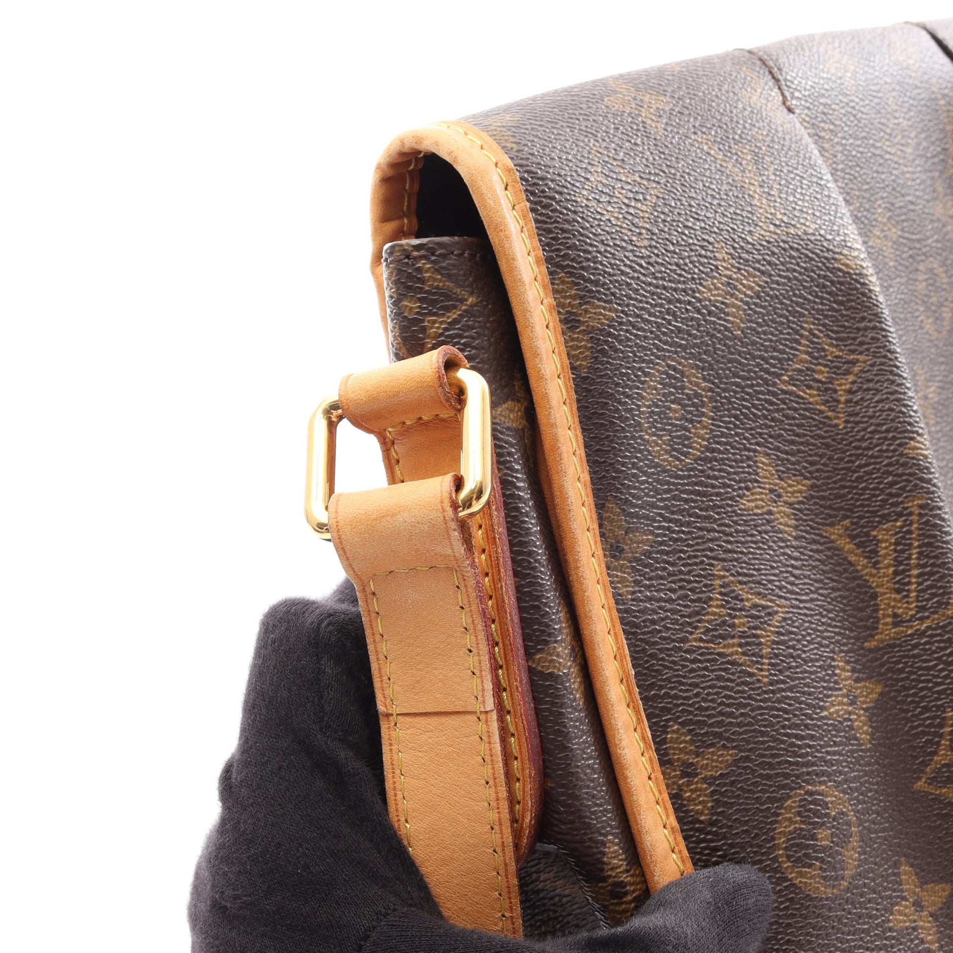 メニルモンタンMM モノグラム ショルダーバッグ PVC レザー ブラウン ルイヴィトン バッグ LOUIS VUITTON