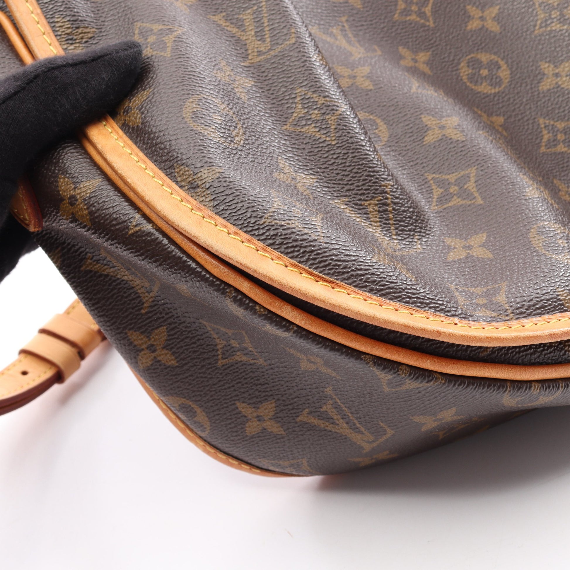 メニルモンタンMM モノグラム ショルダーバッグ PVC レザー ブラウン ルイヴィトン バッグ LOUIS VUITTON