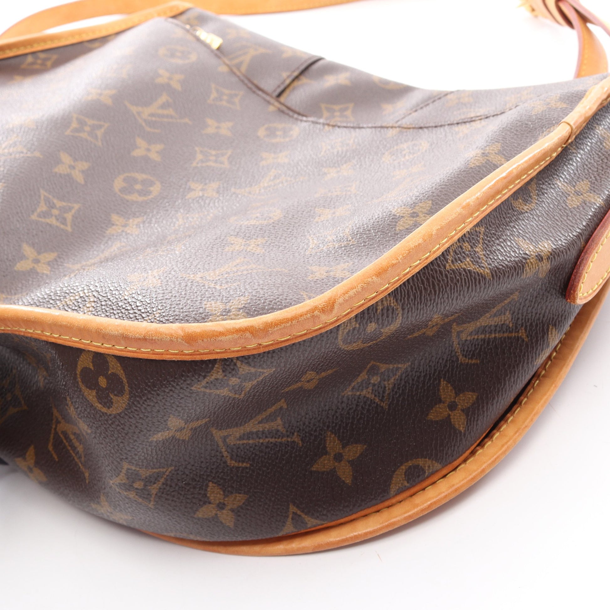 メニルモンタンMM モノグラム ショルダーバッグ PVC レザー ブラウン ルイヴィトン バッグ LOUIS VUITTON