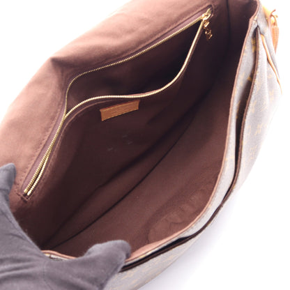メニルモンタンMM モノグラム ショルダーバッグ PVC レザー ブラウン ルイヴィトン バッグ LOUIS VUITTON