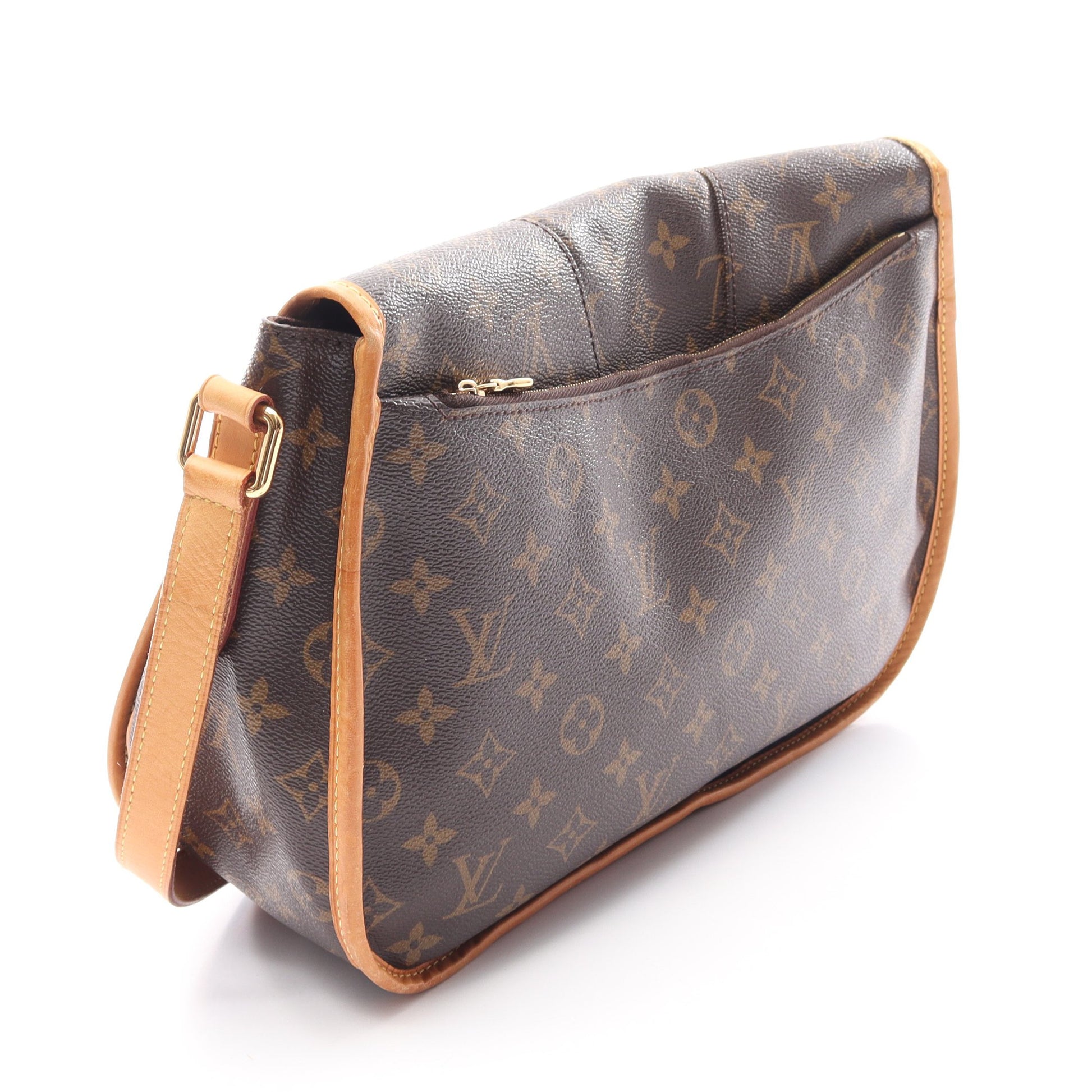 メニルモンタンMM モノグラム ショルダーバッグ PVC レザー ブラウン ルイヴィトン バッグ LOUIS VUITTON