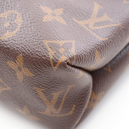 サン プラシード モノグラム スリーズ チェーンショルダーバッグ PVC レザー ブラウン レッド ルイヴィトン バッグ LOUIS VUITTON