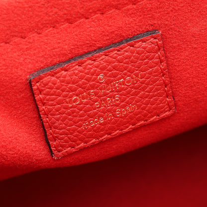 サン プラシード モノグラム スリーズ チェーンショルダーバッグ PVC レザー ブラウン レッド ルイヴィトン バッグ LOUIS VUITTON