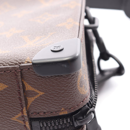 ハンドル ソフトトランク モノグラムマカサー 2WAY ハンドバッグ PVC レザー ブラウン ブラック ルイヴィトン バッグ LOUIS VUITTON
