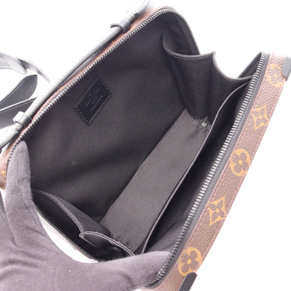 ハンドル ソフトトランク モノグラムマカサー 2WAY ハンドバッグ PVC レザー ブラウン ブラック ルイヴィトン バッグ LOUIS VUITTON