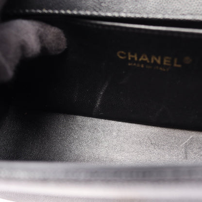 ボーイシャネル チェーンショルダーバッグ キャビアスキン ブラック ゴールド金具 シャネル バッグ CHANEL