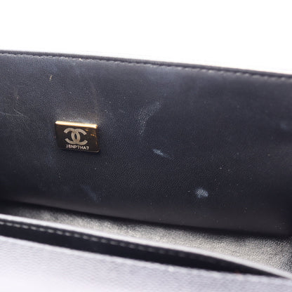ボーイシャネル チェーンショルダーバッグ キャビアスキン ブラック ゴールド金具 シャネル バッグ CHANEL