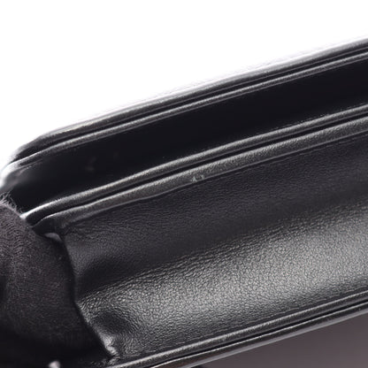 マトラッセ チェーンウォレット ツイード レザー ブラック ホワイト ゴールド金具 シャネル バッグ CHANEL