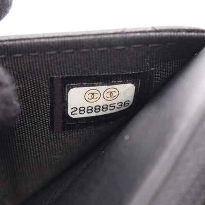 マトラッセ チェーンウォレット ラムスキン ブラック ゴールド金具 シャネル バッグ CHANEL