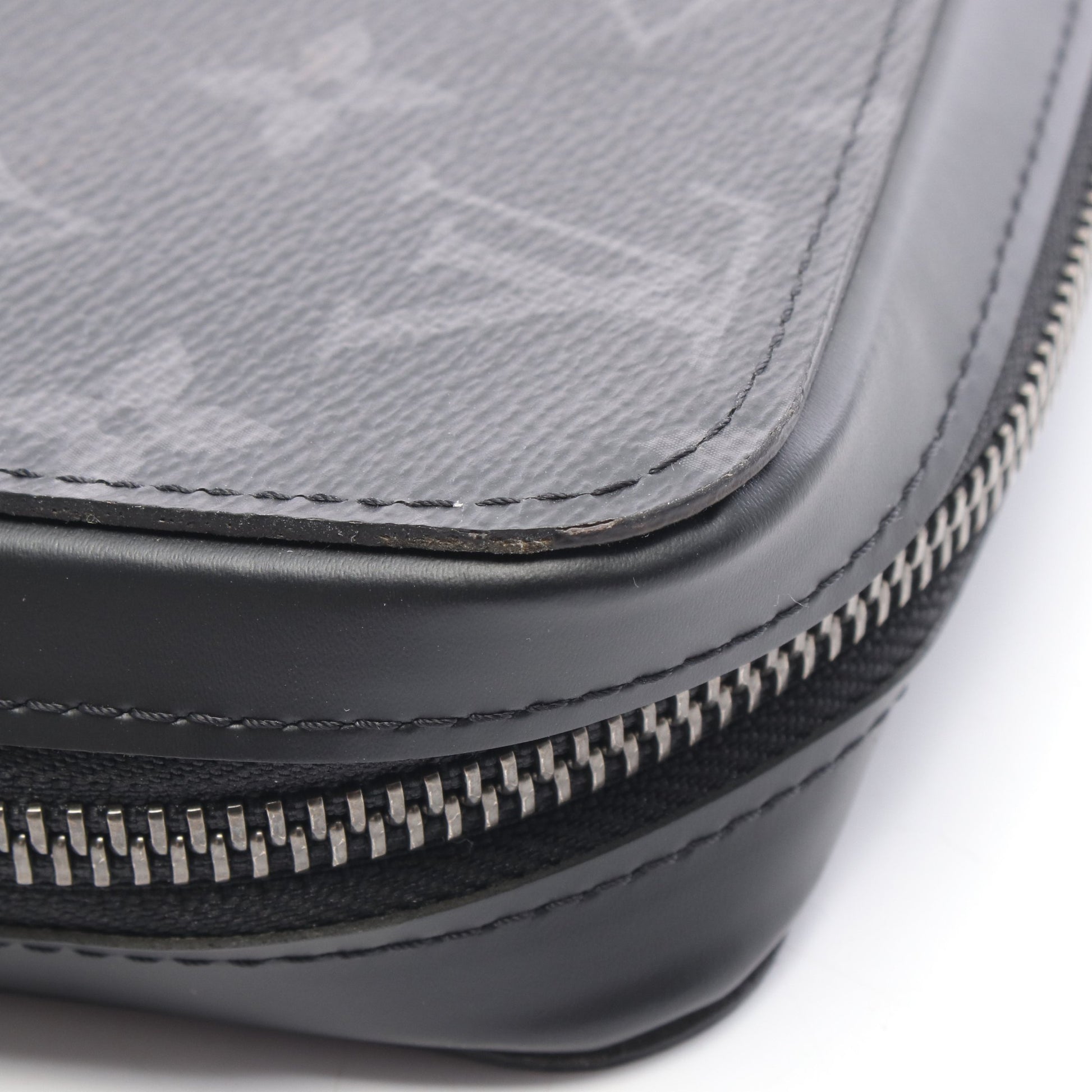 ジッピーXL モノグラムエクリプス ラウンドファスナー長財布 PVC レザー ブラック ルイヴィトン 財布・小物 LOUIS VUITTON