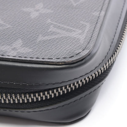 ジッピーXL モノグラムエクリプス ラウンドファスナー長財布 PVC レザー ブラック ルイヴィトン 財布・小物 LOUIS VUITTON