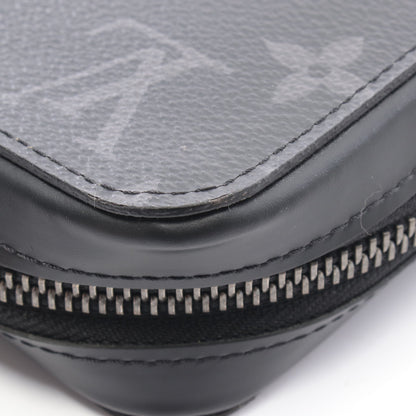ジッピーXL モノグラムエクリプス ラウンドファスナー長財布 PVC レザー ブラック ルイヴィトン 財布・小物 LOUIS VUITTON