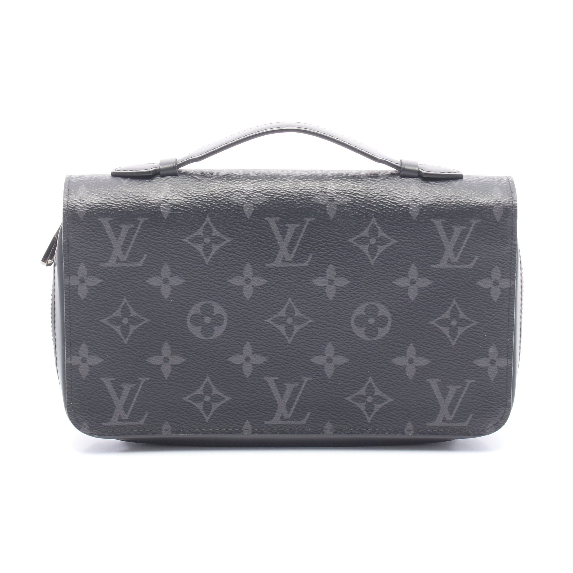 ジッピーXL モノグラムエクリプス ラウンドファスナー長財布 PVC レザー ブラック ルイヴィトン 財布・小物 LOUIS VUITTON