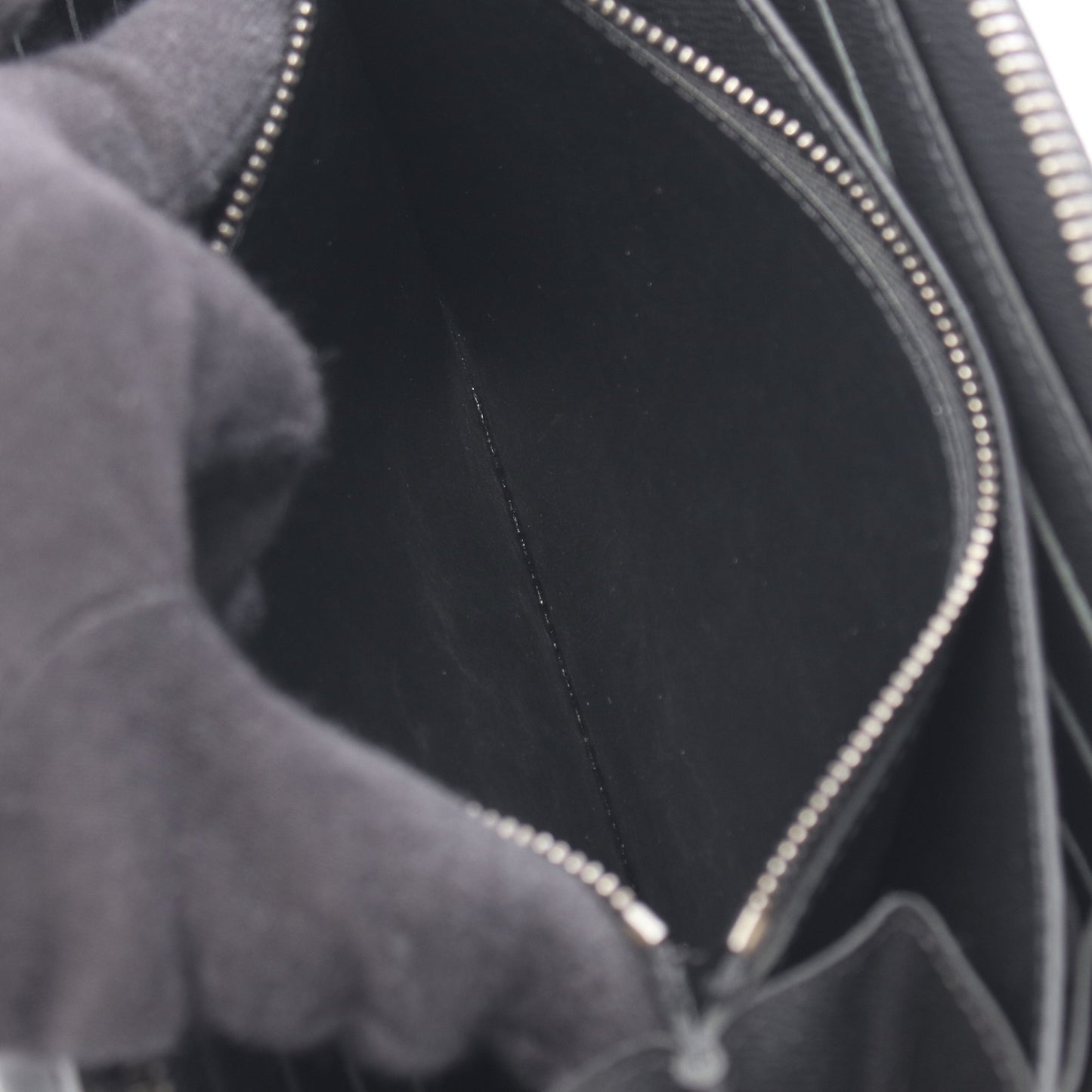 ジッピーXL モノグラムエクリプス ラウンドファスナー長財布 PVC レザー ブラック ルイヴィトン 財布・小物 LOUIS VUITTON