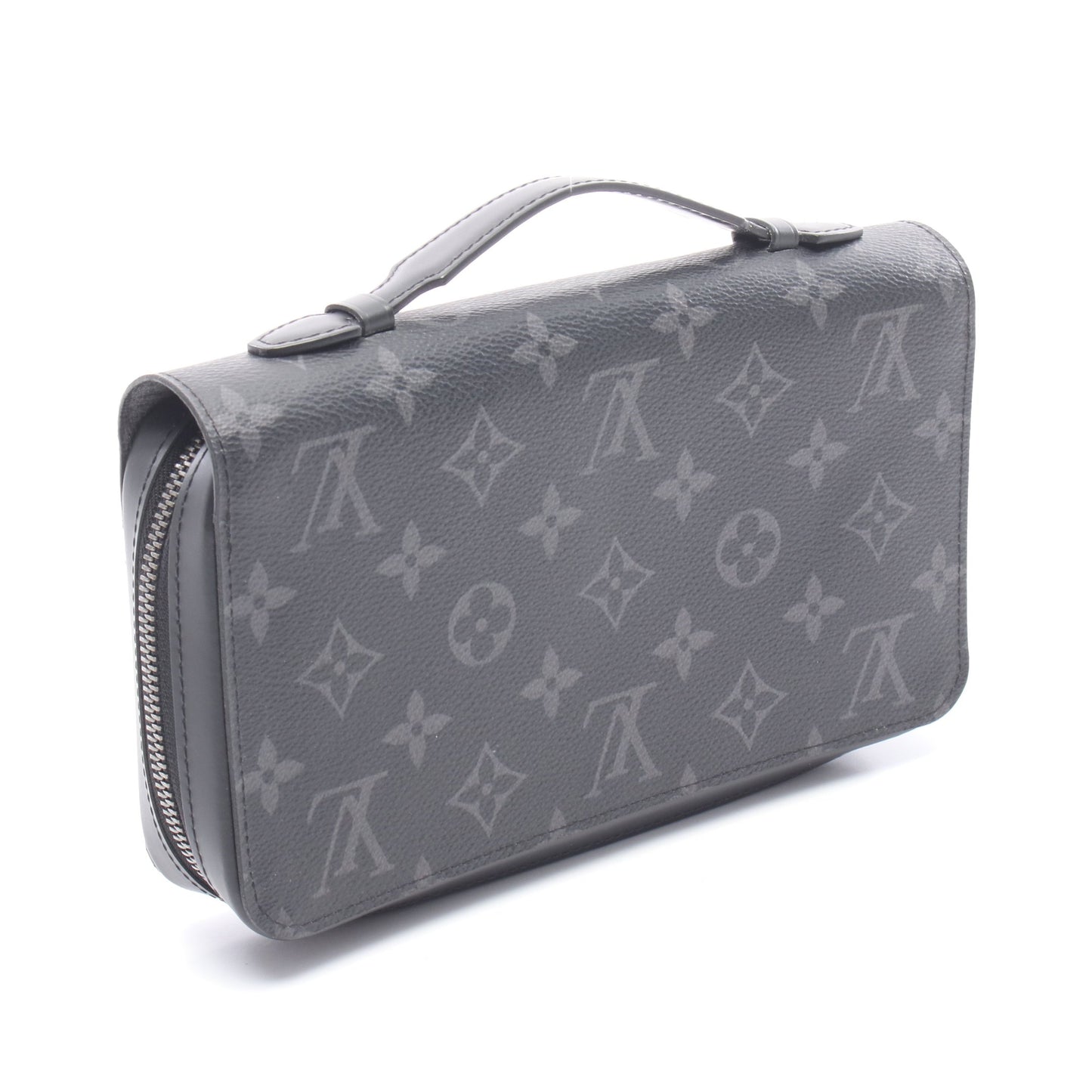 ジッピーXL モノグラムエクリプス ラウンドファスナー長財布 PVC レザー ブラック ルイヴィトン 財布・小物 LOUIS VUITTON