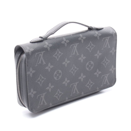 ジッピーXL モノグラムエクリプス ラウンドファスナー長財布 PVC レザー ブラック ルイヴィトン 財布・小物 LOUIS VUITTON