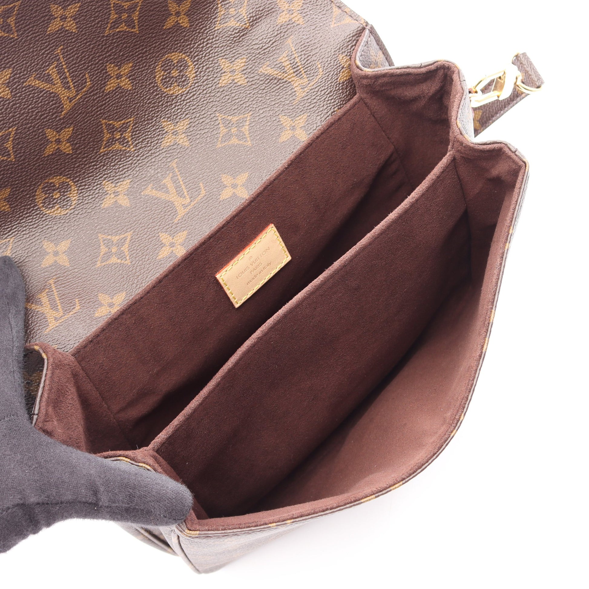 ポシェット メティス MM モノグラム 2WAY ハンドバッグ PVC レザー ブラウン ルイヴィトン バッグ LOUIS VUITTON