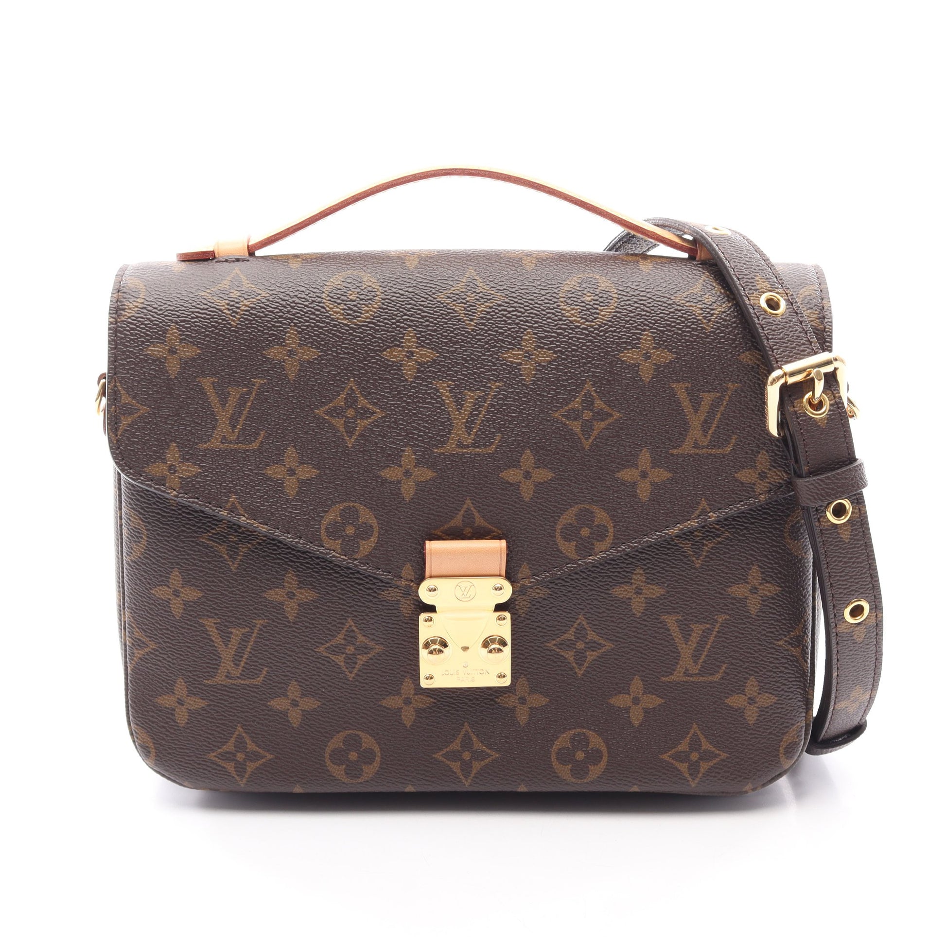 ポシェット メティス MM モノグラム 2WAY ハンドバッグ PVC レザー ブラウン ルイヴィトン バッグ LOUIS VUITTON