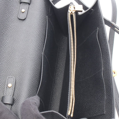 ケリートゥーゴー ショルダーウォレット ヴォーエプソン ブラック ゴールド金具 B刻印 エルメス バッグ HERMES