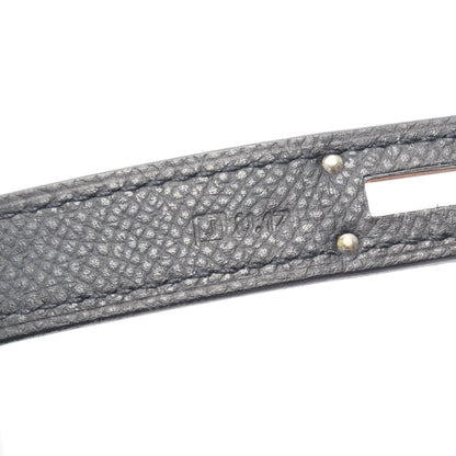 ケリーデペッシュ38 ブリーフケース ビジネスバッグ ヴォーエプソン ブラック シルバー金具 □J刻印 エルメス バッグ HERMES