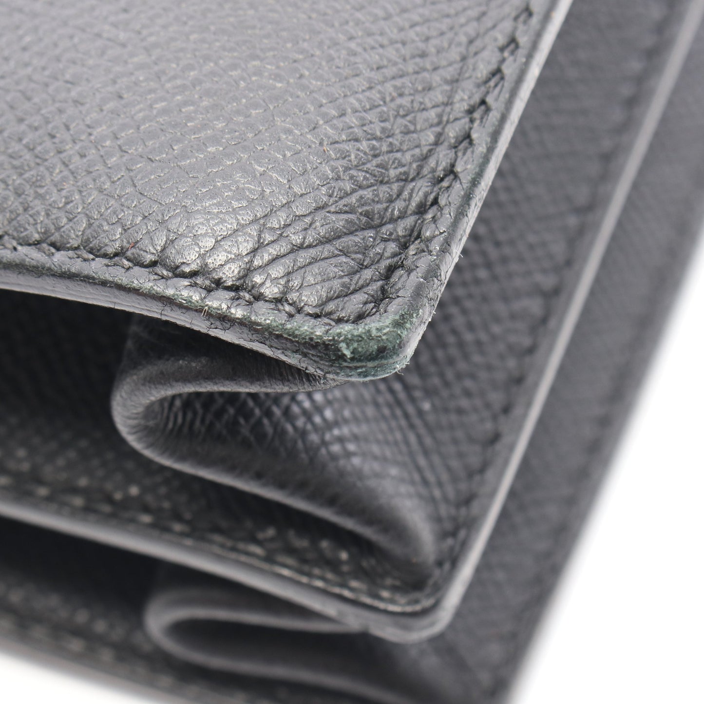 ケリーデペッシュ38 ブリーフケース ビジネスバッグ ヴォーエプソン ブラック シルバー金具 □J刻印 エルメス バッグ HERMES