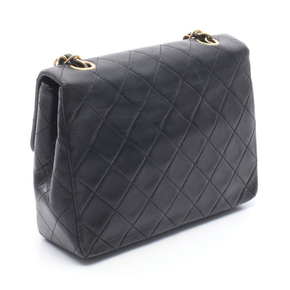 ミニマトラッセ20 チェーンショルダーバッグ ラムスキン ブラック ゴールド金具 シャネル バッグ CHANEL