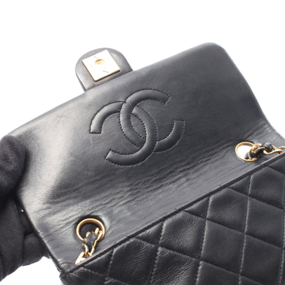 ミニマトラッセ20 チェーンショルダーバッグ ラムスキン ブラック ゴールド金具 シャネル バッグ CHANEL