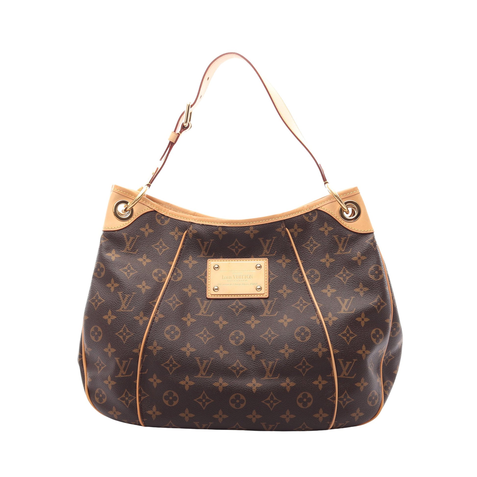 ガリエラPM モノグラム ワンショルダーバッグ PVC レザー ブラウン ルイヴィトン バッグ LOUIS VUITTON
