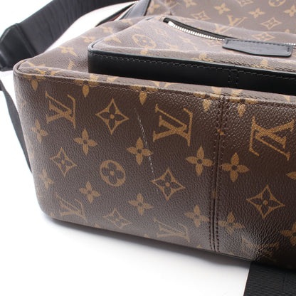 ジョッシュ モノグラムマカサー バックパック リュックサック PVC レザー ブラウン ブラック ルイヴィトン バッグ LOUIS VUITTON