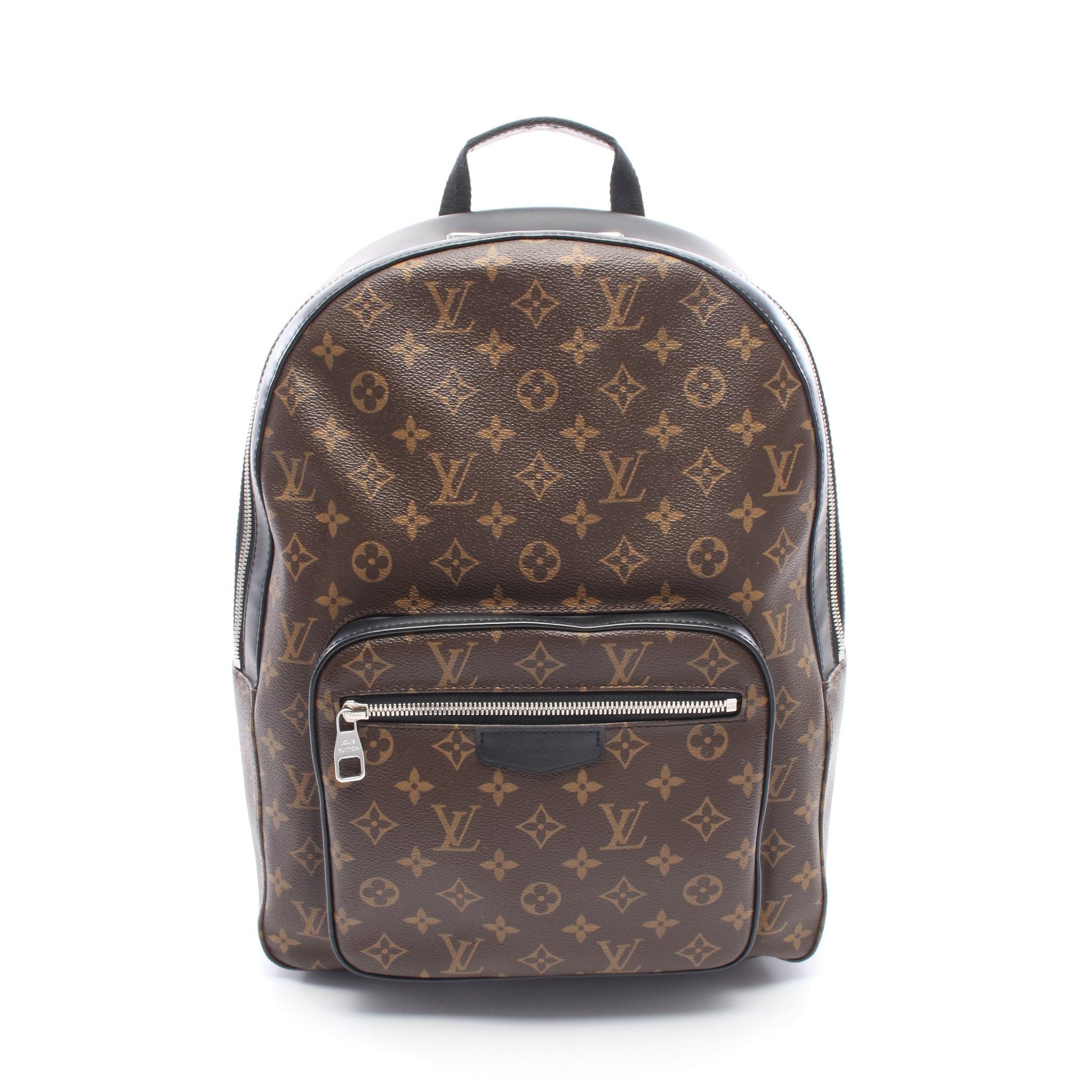ジョッシュ モノグラムマカサー バックパック リュックサック PVC レザー ブラウン ブラック ルイヴィトン バッグ LOUIS VUITTON