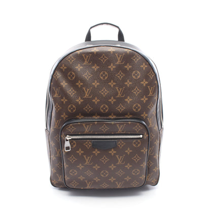 ジョッシュ モノグラムマカサー バックパック リュックサック PVC レザー ブラウン ブラック ルイヴィトン バッグ LOUIS VUITTON