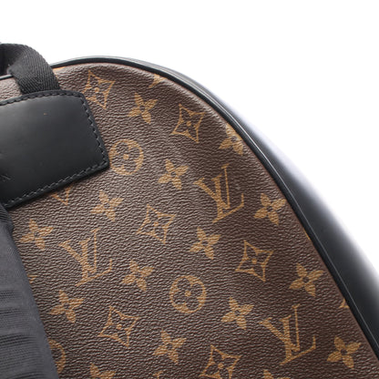 ジョッシュ モノグラムマカサー バックパック リュックサック PVC レザー ブラウン ブラック ルイヴィトン バッグ LOUIS VUITTON