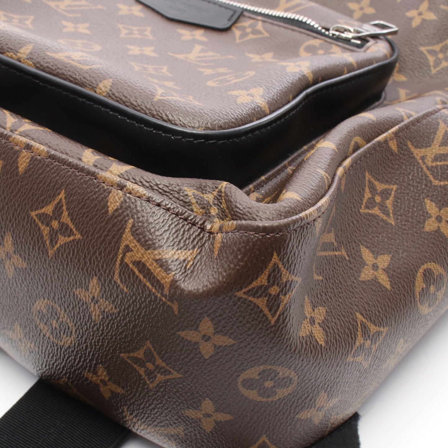 ジョッシュ モノグラムマカサー バックパック リュックサック PVC レザー ブラウン ブラック ルイヴィトン バッグ LOUIS VUITTON