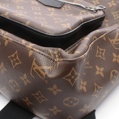 ジョッシュ モノグラムマカサー バックパック リュックサック PVC レザー ブラウン ブラック ルイヴィトン バッグ LOUIS VUITTON