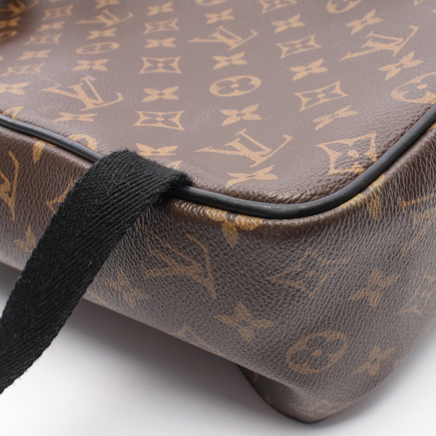 ジョッシュ モノグラムマカサー バックパック リュックサック PVC レザー ブラウン ブラック ルイヴィトン バッグ LOUIS VUITTON