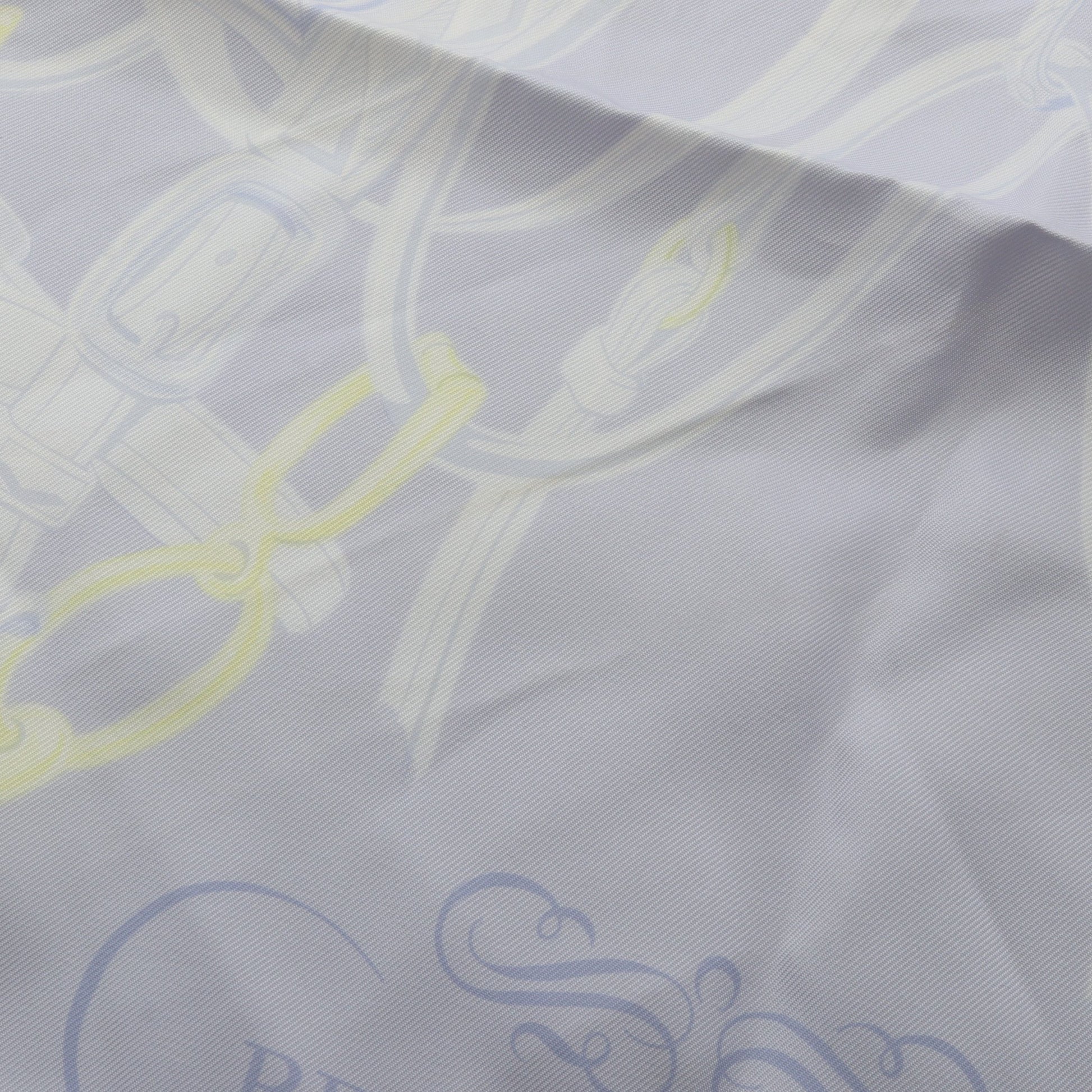 カレ90 Brides Fleuries スカーフ シルク ホワイト マルチカラー エルメス 財布・小物 HERMES