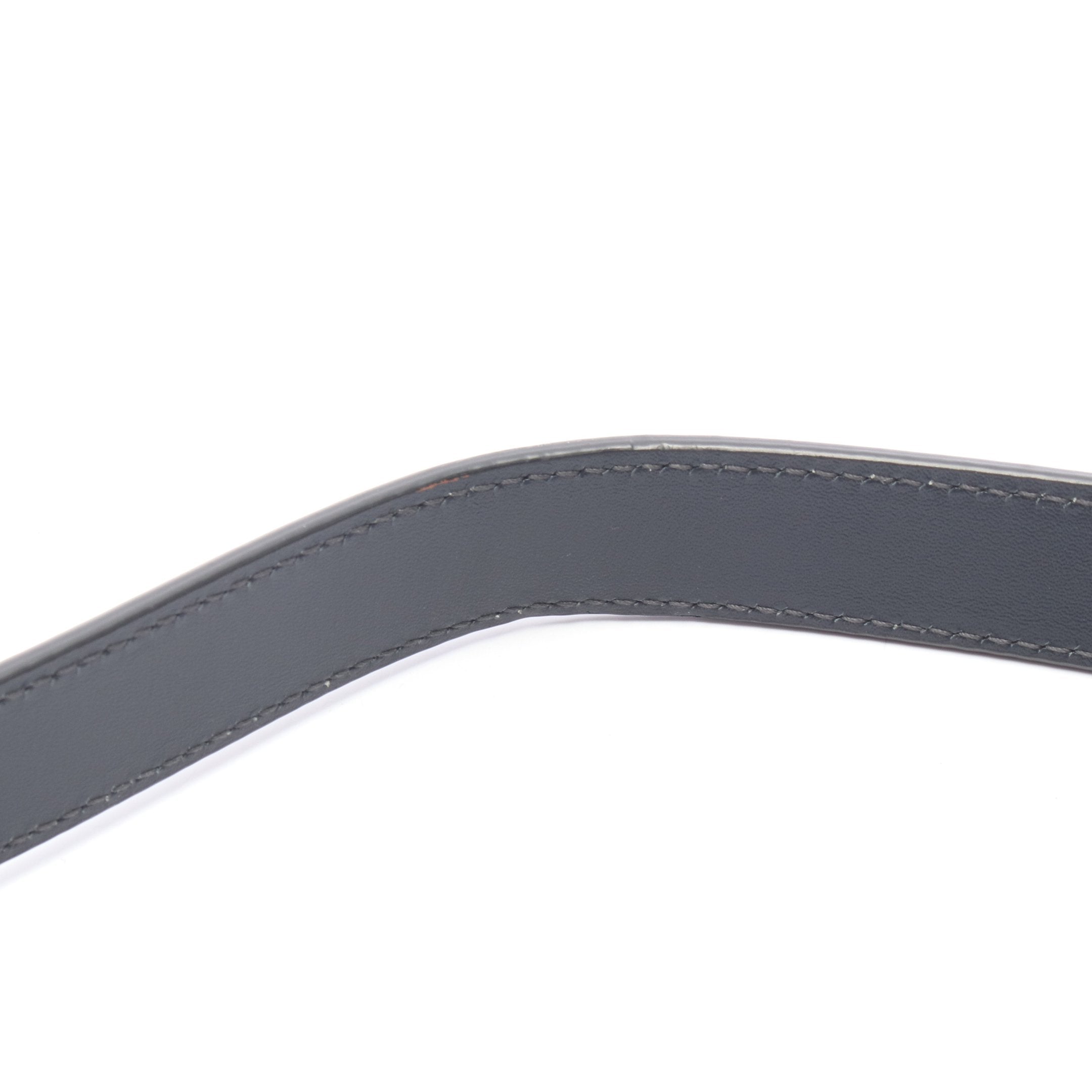 SADDLE サドル オブリーク ハンドバッグ キャンバス レザー ネイビー