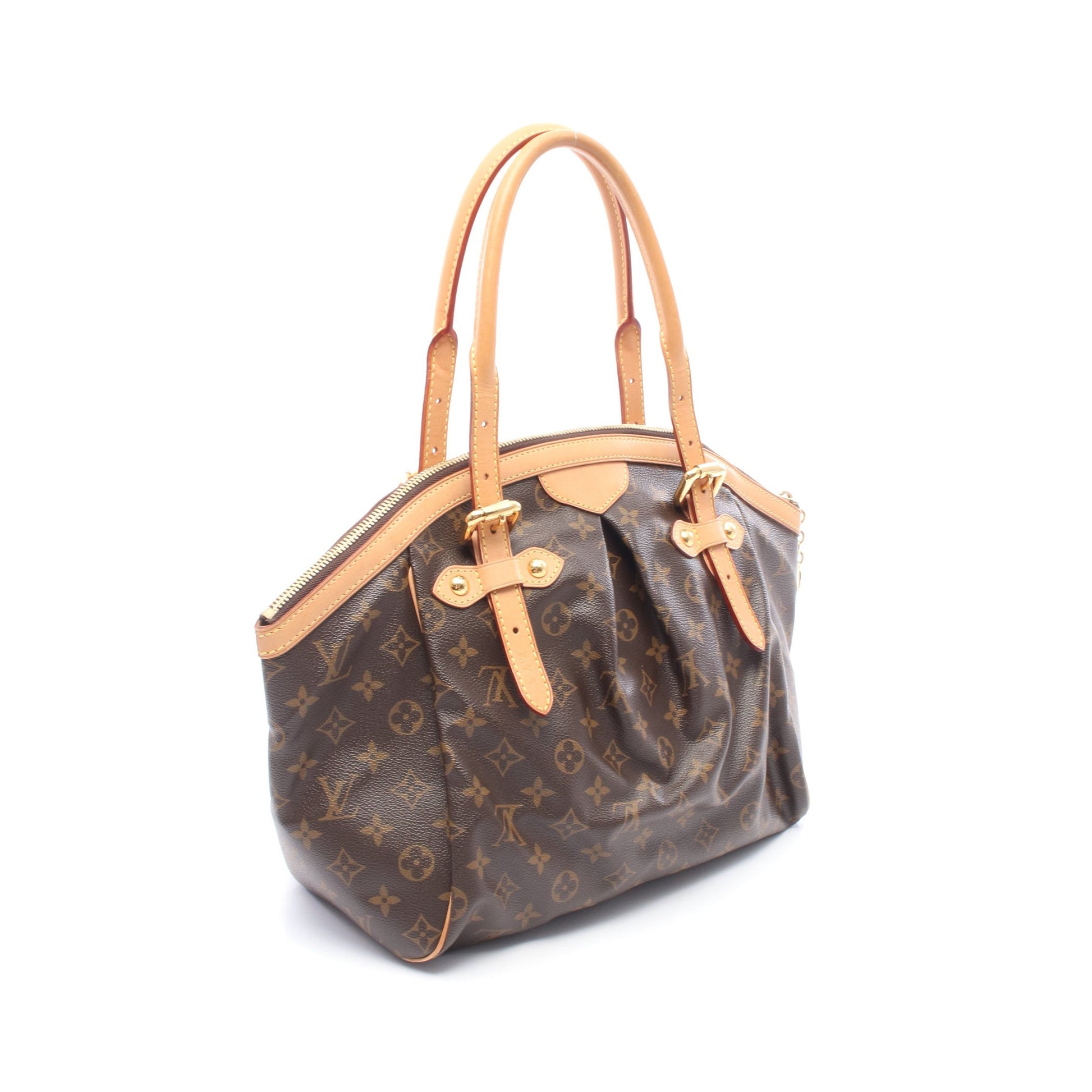 ティヴォリGM モノグラム ハンドバッグ PVC レザー ブラウン ルイヴィトン バッグ LOUIS VUITTON