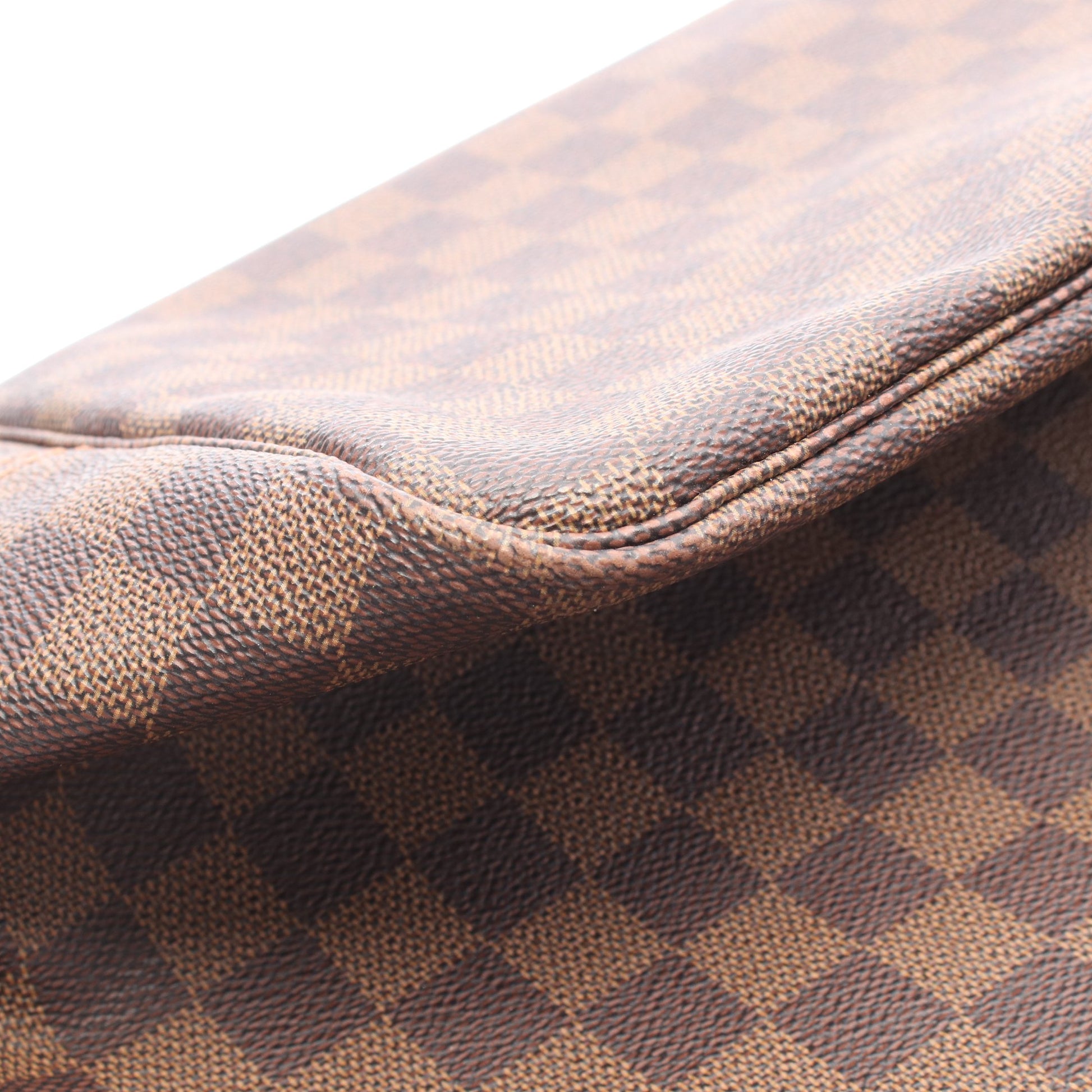 ネヴァーフルGM ダミエエベヌ ショルダーバッグ トートバッグ PVC レザー ブラウン ルイヴィトン バッグ LOUIS VUITTON