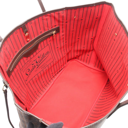 ネヴァーフルGM ダミエエベヌ ショルダーバッグ トートバッグ PVC レザー ブラウン ルイヴィトン バッグ LOUIS VUITTON