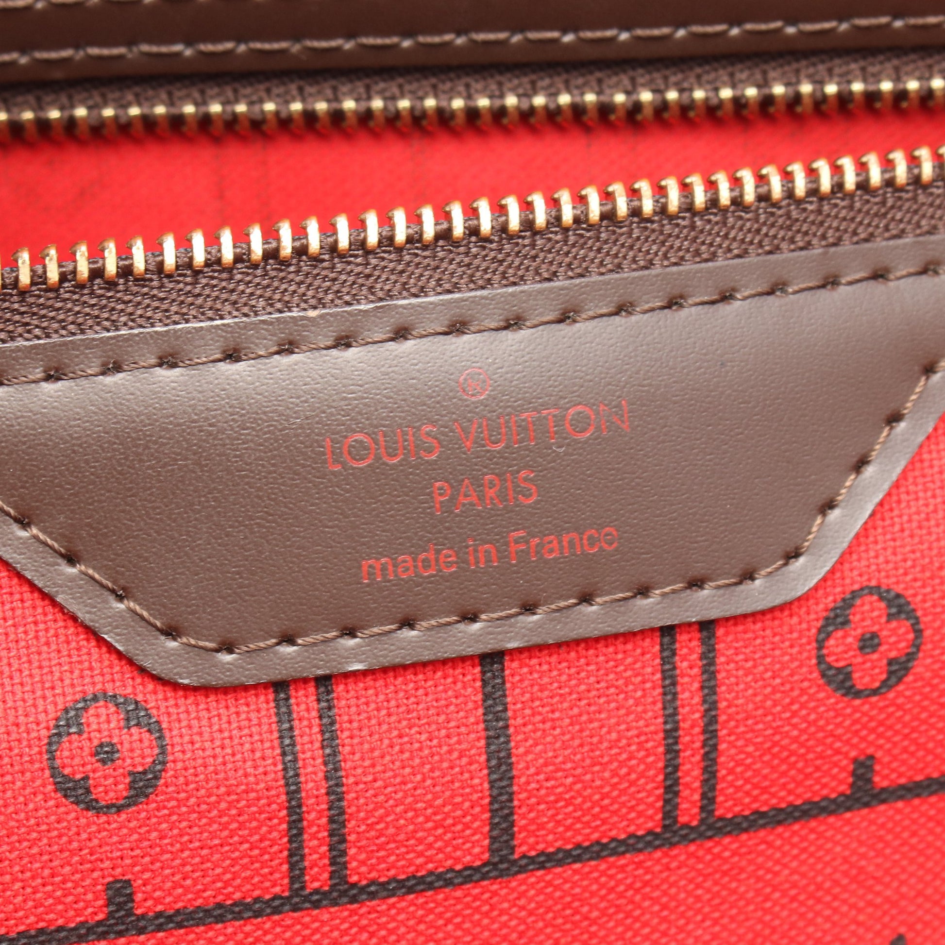 ネヴァーフルGM ダミエエベヌ ショルダーバッグ トートバッグ PVC レザー ブラウン ルイヴィトン バッグ LOUIS VUITTON