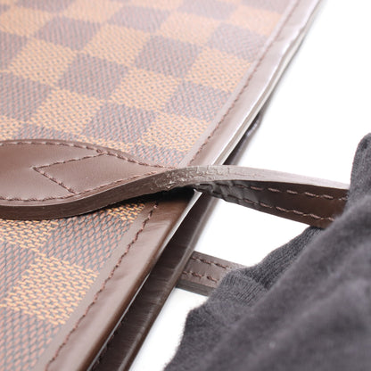 ネヴァーフルGM ダミエエベヌ ショルダーバッグ トートバッグ PVC レザー ブラウン ルイヴィトン バッグ LOUIS VUITTON