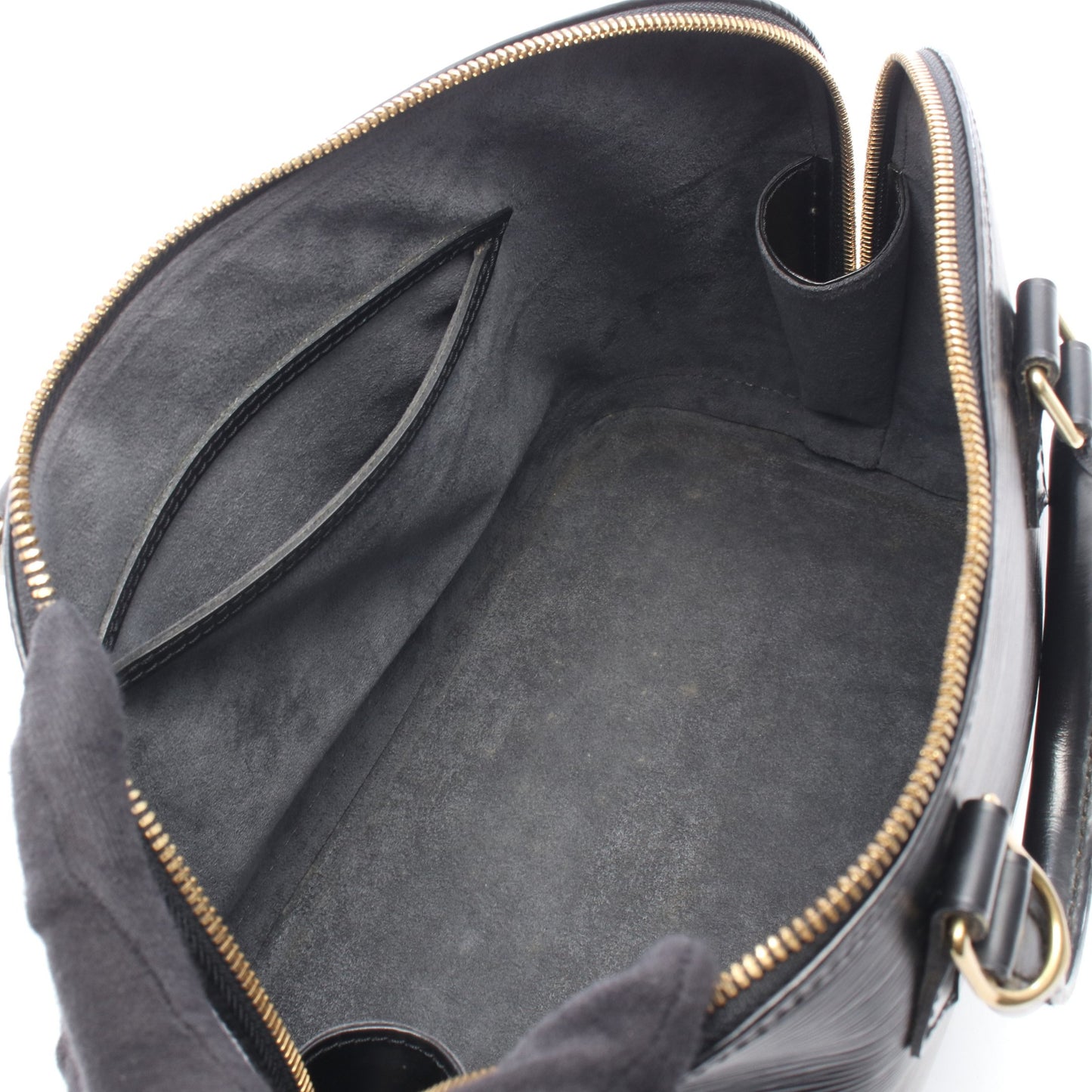 アルマ エピ ノワール ハンドバッグ レザー ブラック ルイヴィトン バッグ LOUIS VUITTON