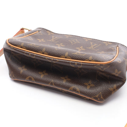 ヴィバシテPM モノグラム ショルダーバッグ PVC レザー ブラウン ルイヴィトン バッグ LOUIS VUITTON