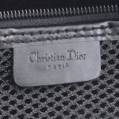 ストリートシック トロッター ハンドバッグ キャンバス レザー ブラック クリスチャンディオール バッグ Christian Dior