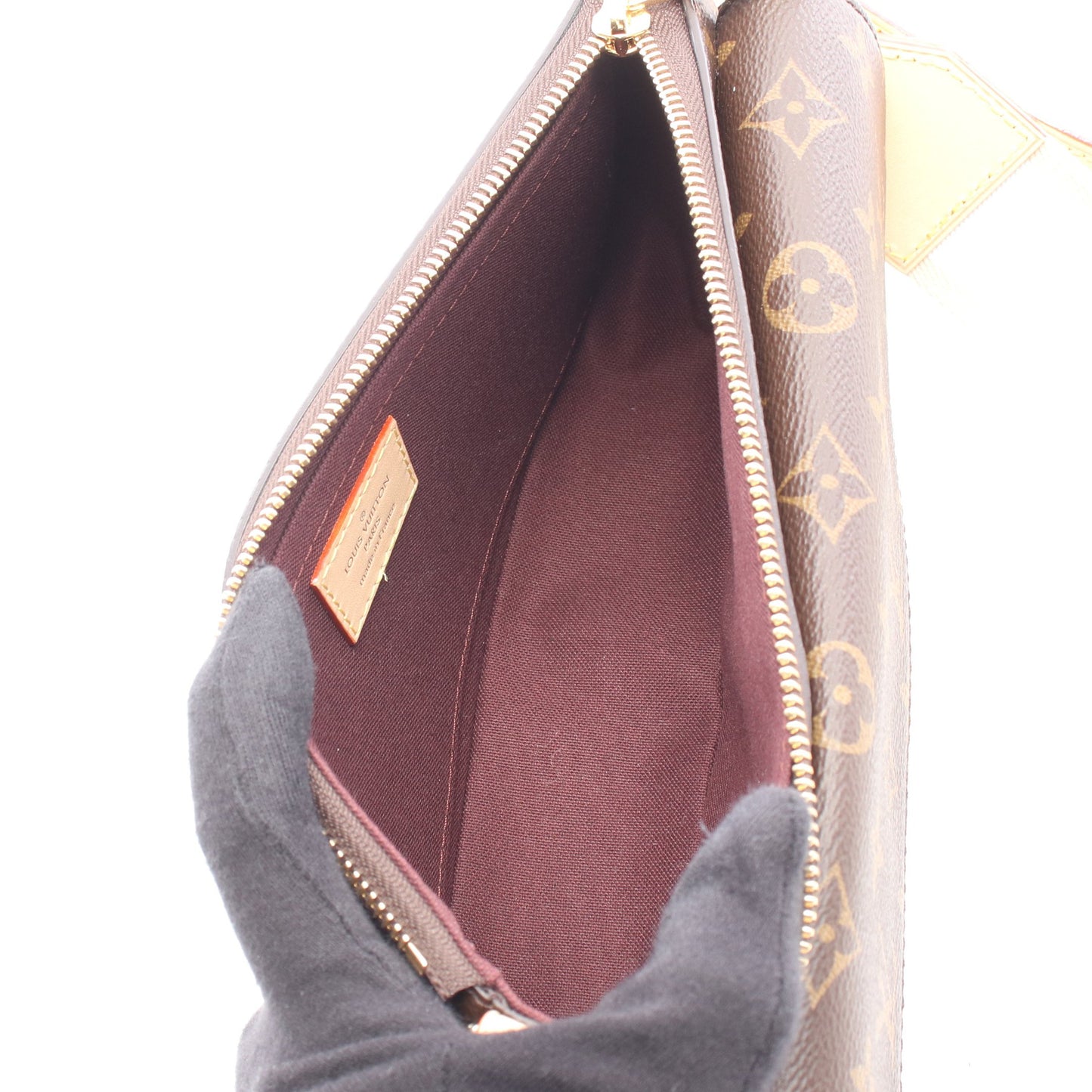 ヴィヴァシテ モノグラム ワンショルダーバッグ PVC レザー ブラウン ルイヴィトン バッグ LOUIS VUITTON