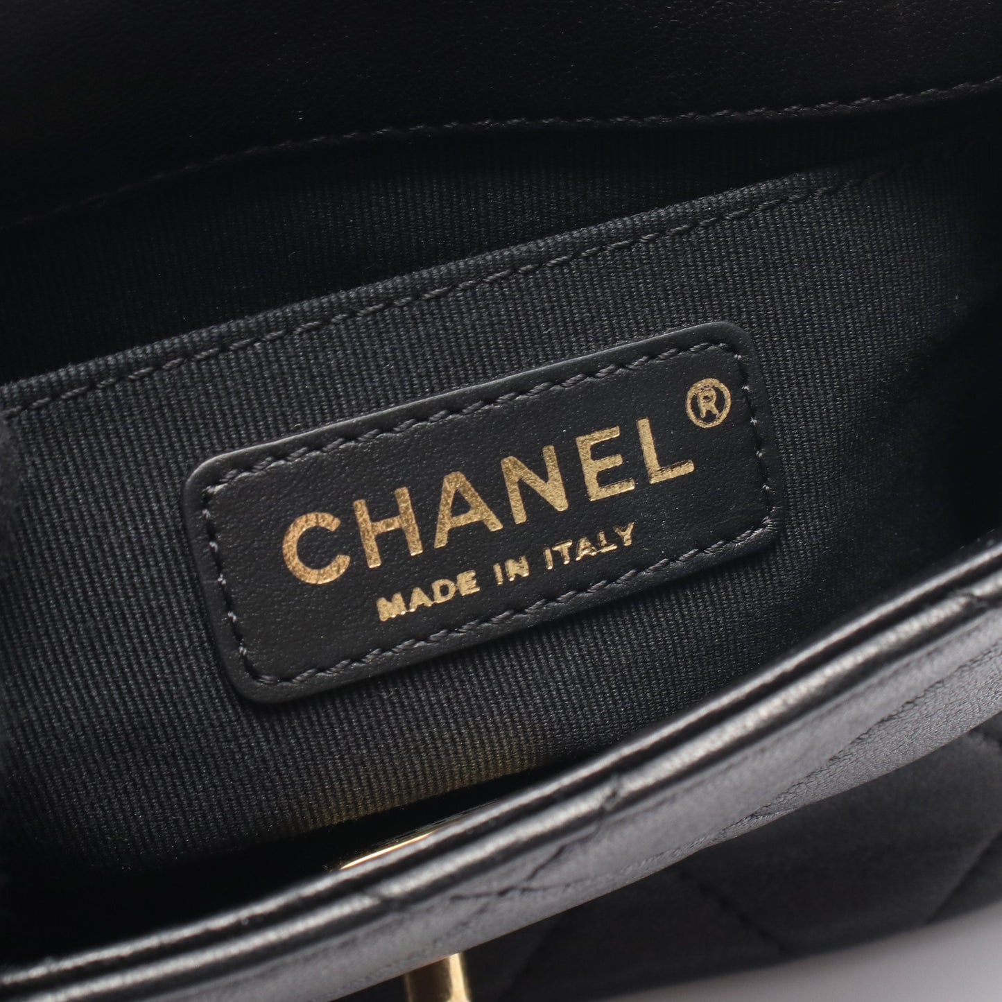 ミニマトラッセ トップハンドル 2WAY チェーンショルダーバッグ ラムスキン ブラック ゴールド金具 シャネル バッグ CHANEL