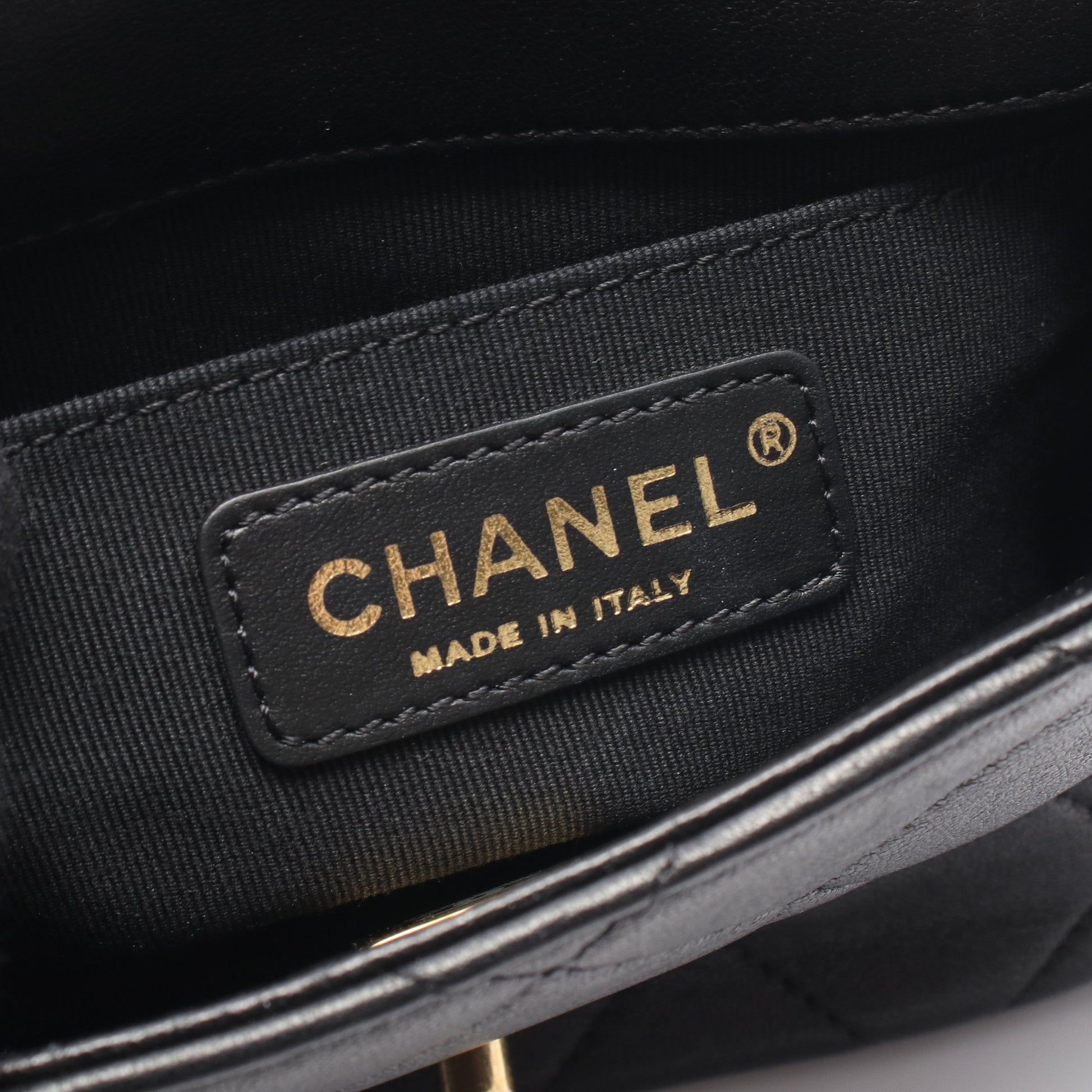 ミニマトラッセ トップハンドル 2WAY チェーンショルダーバッグ ラムスキン ブラック ゴールド金具 シャネル バッグ CHANEL